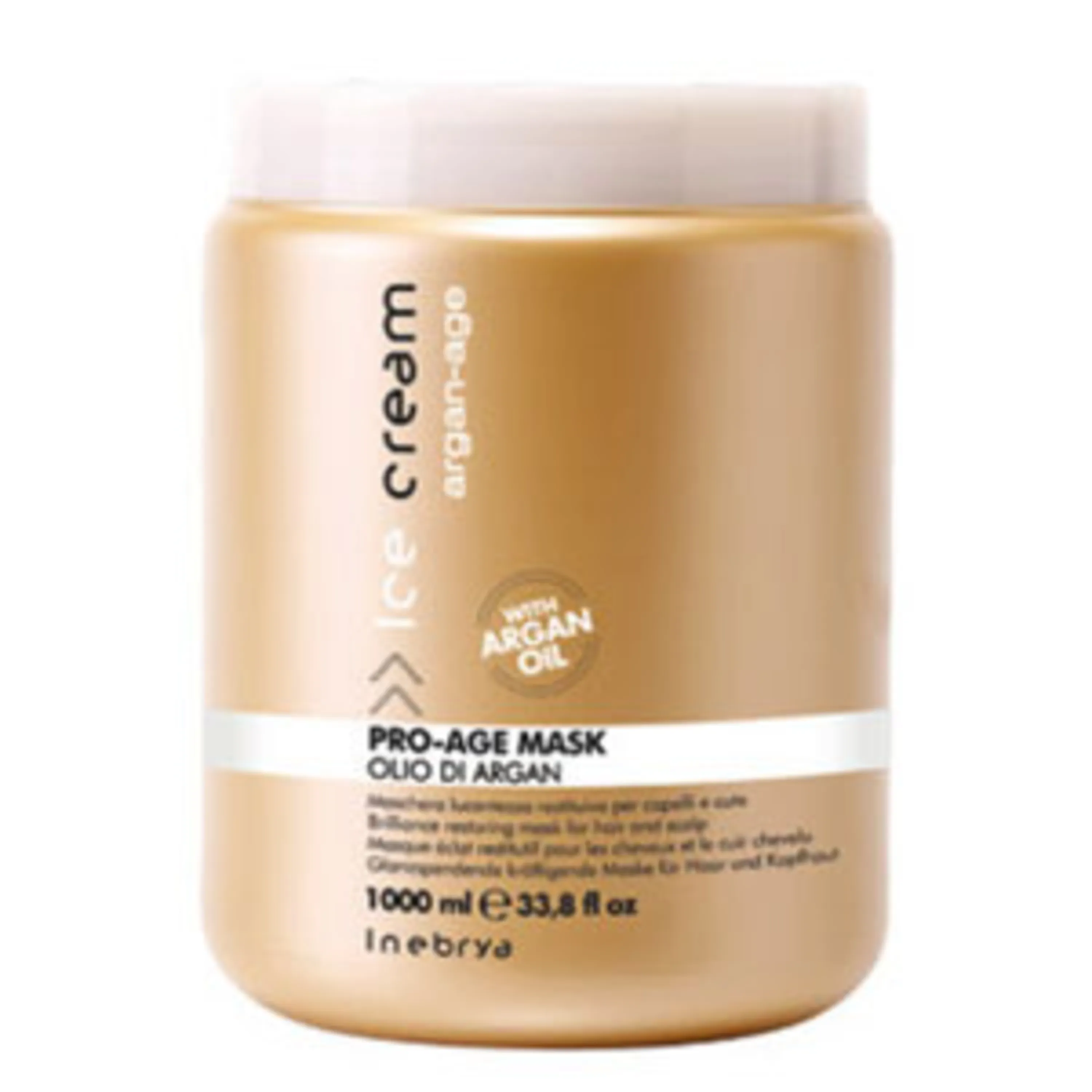 ماسک موی روغن آرگان جلوگیری کننده از پیری مو اینبریا آیس 1000میل cod. 6687